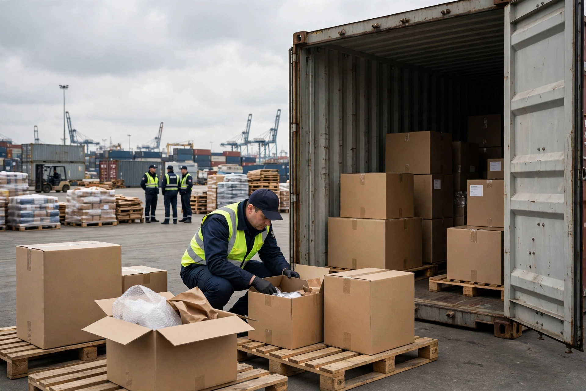 Cargo inspection — illustrative image